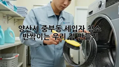 양산시 중부동 세입자 청소🧹: 반짝이는 우리 집✨ 만들기!